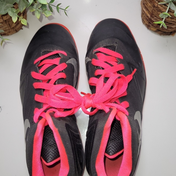 Nike Youth Athletic Shoe Black Pink  Size Youth 6 Youth 2014 - Picture 4 of 7